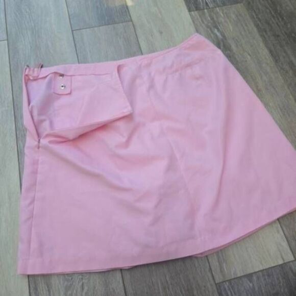 Izod pink x-tra dry golf skort active pickleball women's skirt with shorts sz 8 - Picture 12 of 13